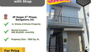 Prime A-Khata G+1 Independent Building for Sale | JP Nagar 5th Phase | Active Rental Income