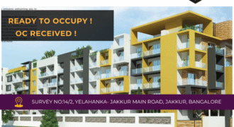 Ready To Move 2BHK Flat ( 2nd Floor ) for Sale : SLV Sunshine, Jakkur, Bangalore