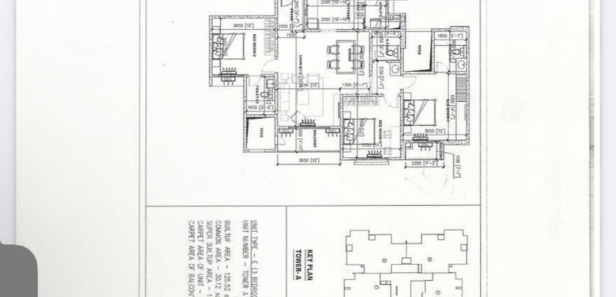 Premium 4th Floor 3BHK Sale at Incor Carmel Heights, Whitefield