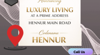 Introducing Codename Hennur by Puravankara: The New Gold Standard of Luxury on Hennur Main Road.