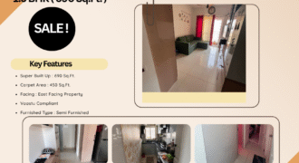 Semi Furnished 1.5 BHK Sale Brigade El Dorado, Bagalur, North Bangalore